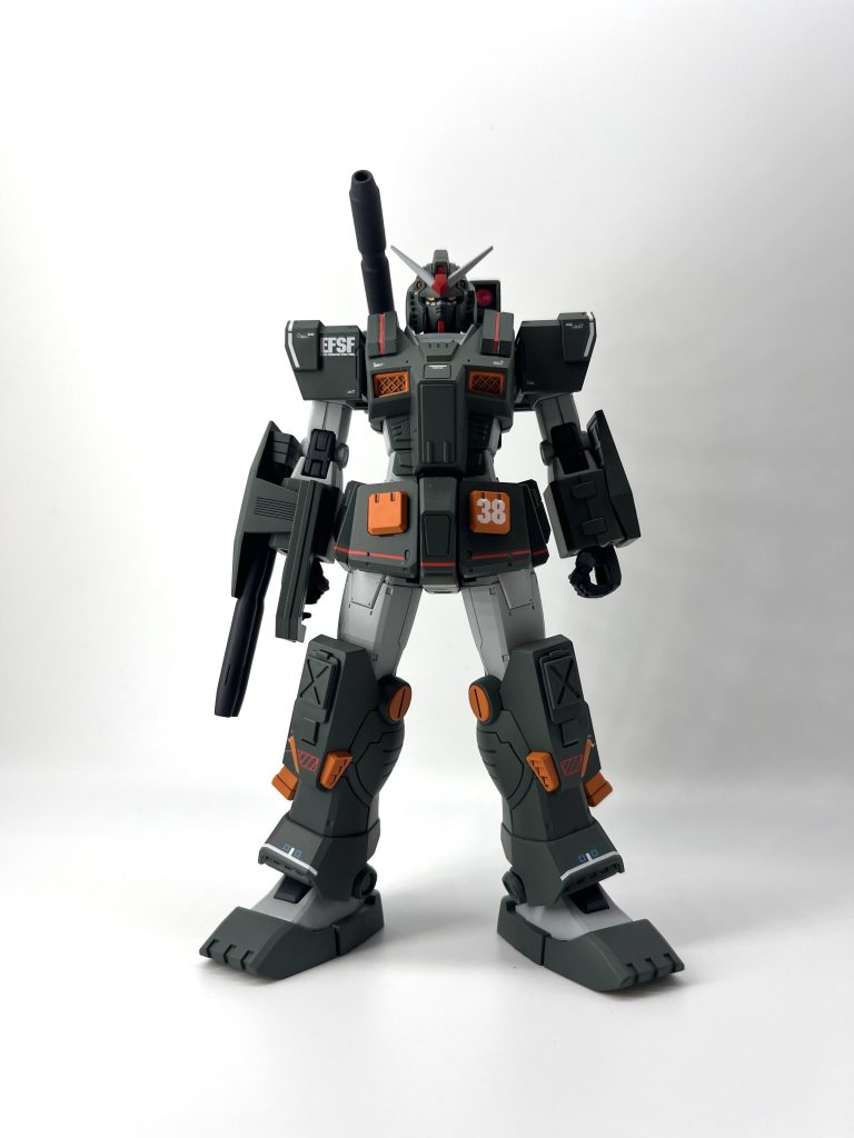 膝はモールド処理に失敗したので別パーツくっつけました。