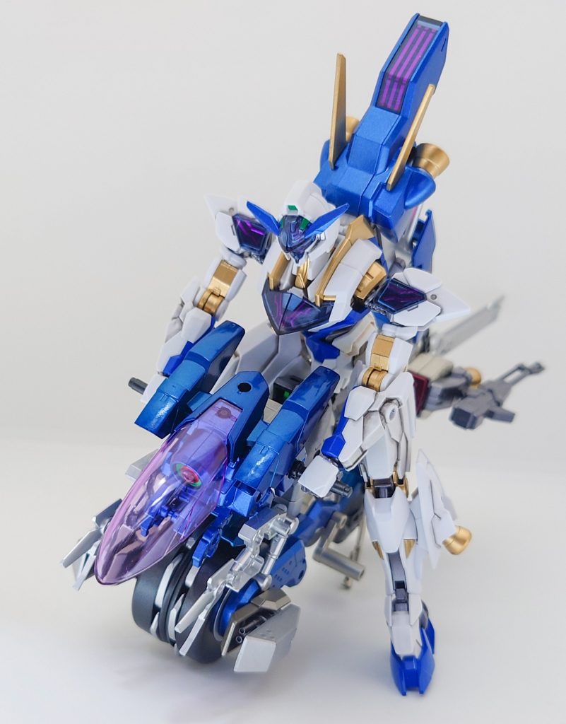ルブリスジウをGUNDライダーに乗せた状態!色も統一させてみました。思った通りでめっちゃ似合っていて満足しております!