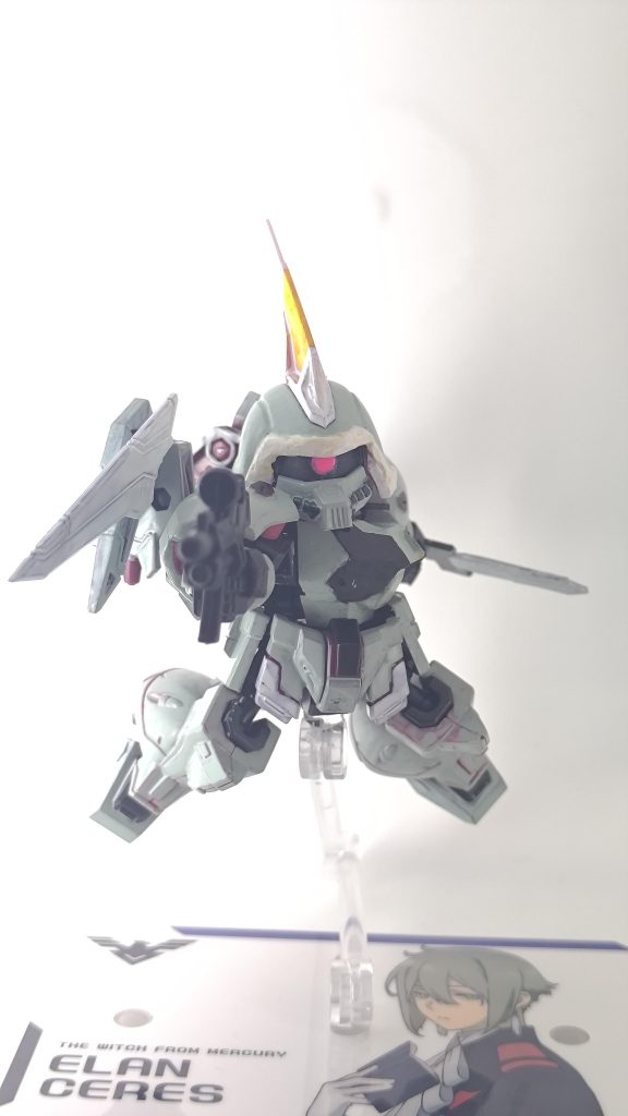 以上です。ゲルググメナースのデザインが「ゲルググというよりジンに近い」というつぶやきを見て、再現できると思ってやってみました。小改造ですがそれなりにジンに似せられたのではないでしょうか?ミーハーなのでいつも主役機ばかり作ってしまうのですが、これからは量産機再現機体も色々作ってみたいですね。