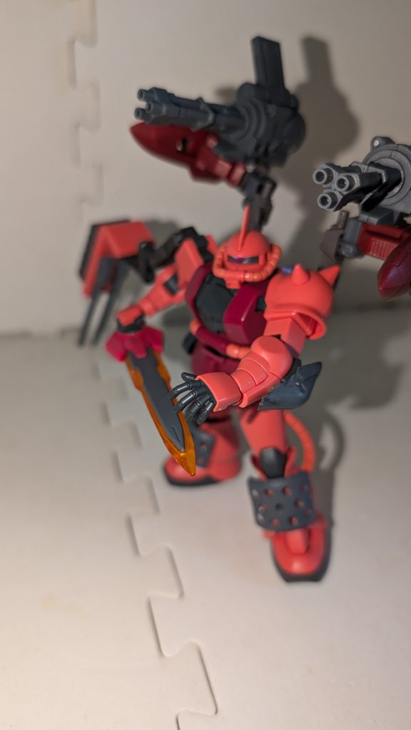 ヒートセイバー単なるヒート剣。基本的に射撃主体なのであまり使わない。ほぼエクシアダークマターの剣。かっこいいから適当に持たせました。