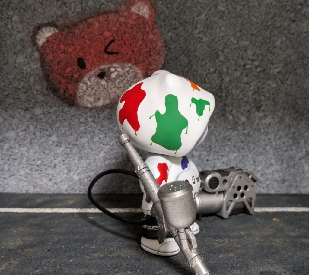 プチッガイ now paintingパーカー–2枚目/制作者：やすしおすし