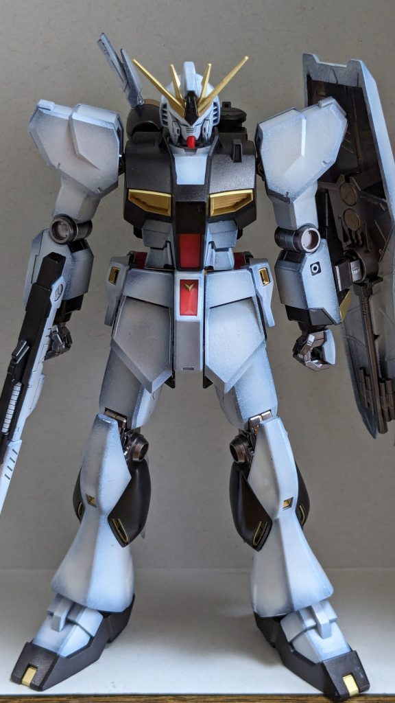 EGνガンダム 黒立ち上げ塗装–4枚目/制作者：わったー