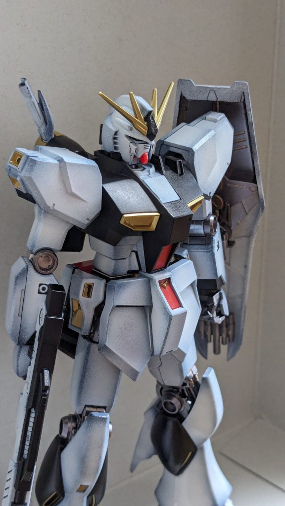 EGνガンダム 黒立ち上げ塗装–2枚目/制作者：わったー