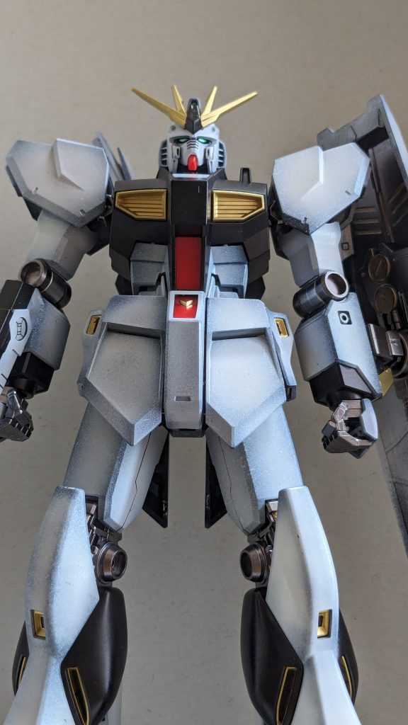 EGνガンダム 黒立ち上げ塗装–3枚目/制作者：わったー