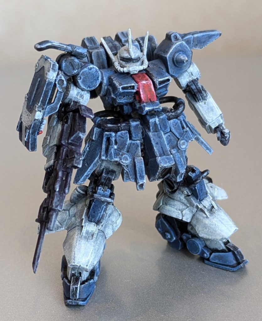 前回からの反省とし下地とドライブラシを活かす厚塗りに注意する