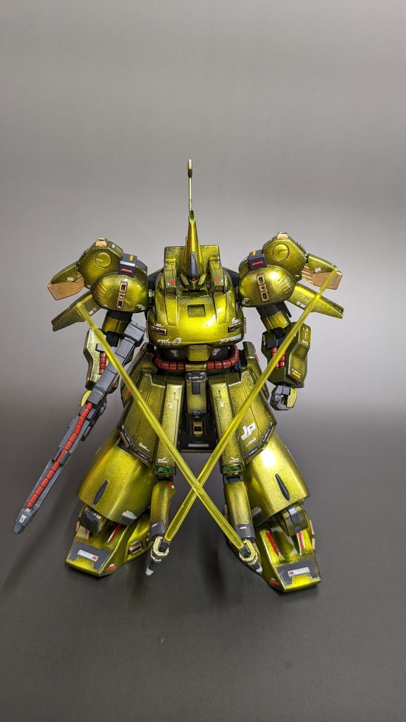 MG ガンキャノン　キャンディグラデーション塗装　完成品 HGUC ガンキャノンの製作記【キャンディ塗装】 | モデラー50
