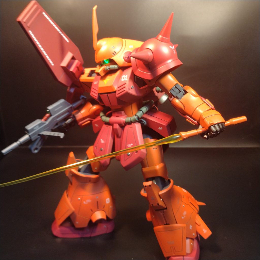 1作目のマラサイです！私の作品では、ポピュラーないつも通りのちょっとスジ彫りとメタル系でディテール追加してます！