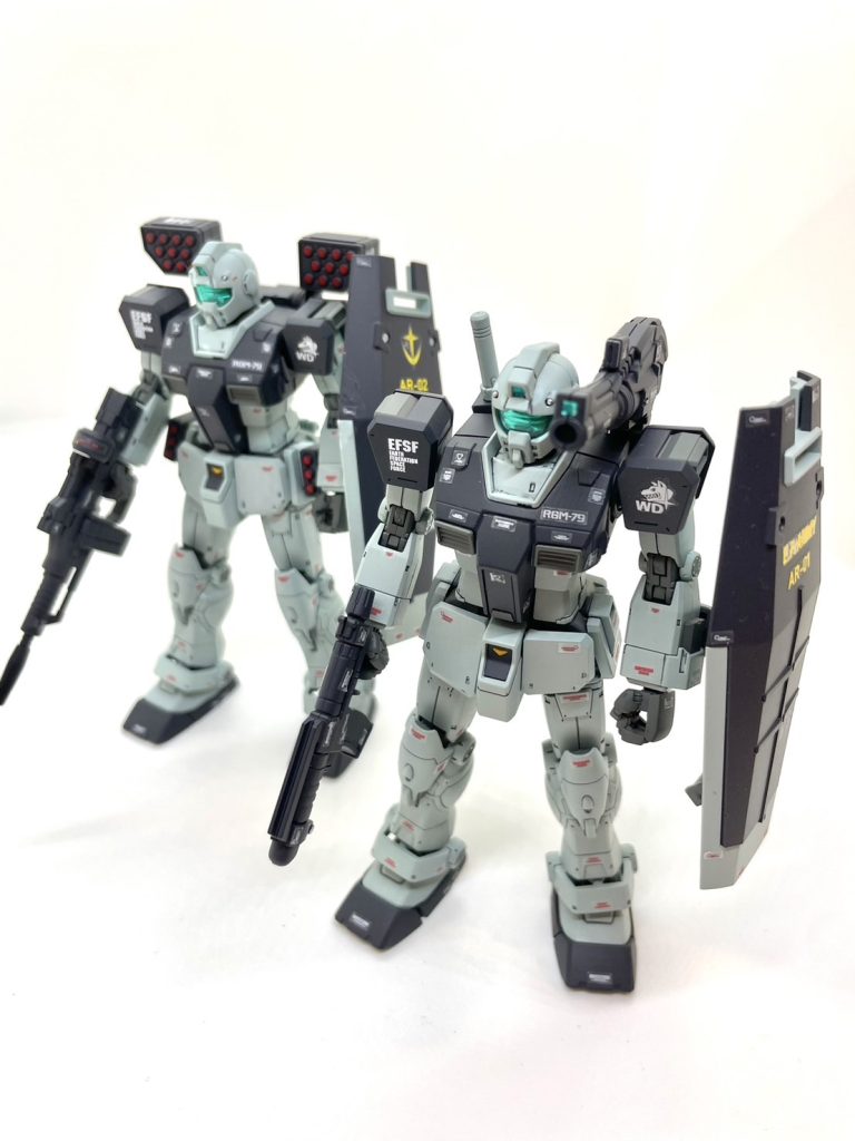 HGホワイト・ディンゴ隊専用МSDジム–5枚目/制作者：レモンサワー