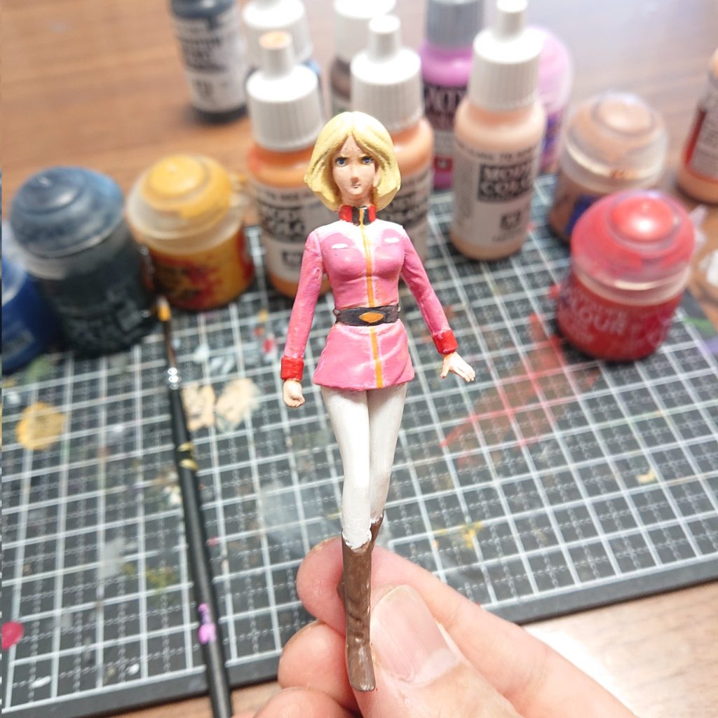 キャラの筆塗り楽しいっす。