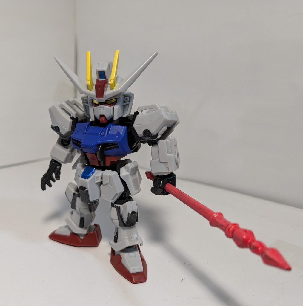 槍タイプの武器は長さも丁度合いますね