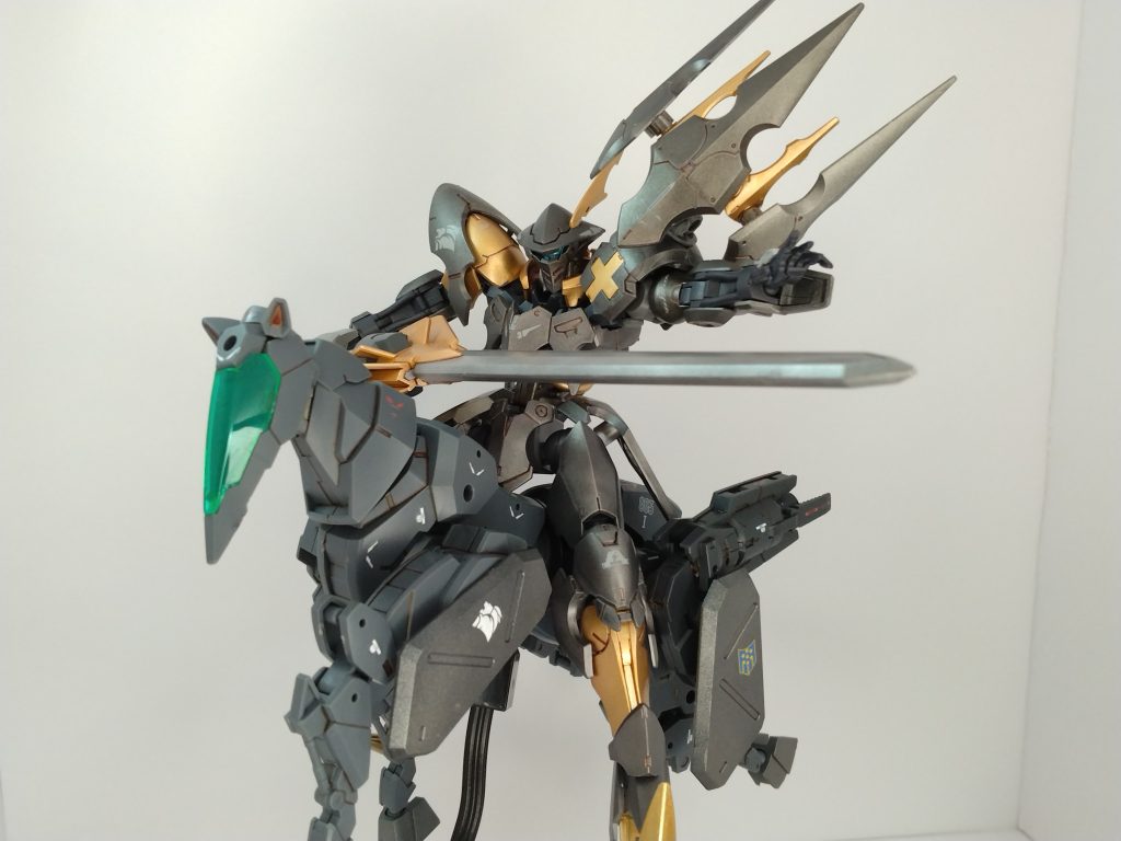 左肩のバインダーがいろいろな変化を付けてくれます、すごく良いキットですね