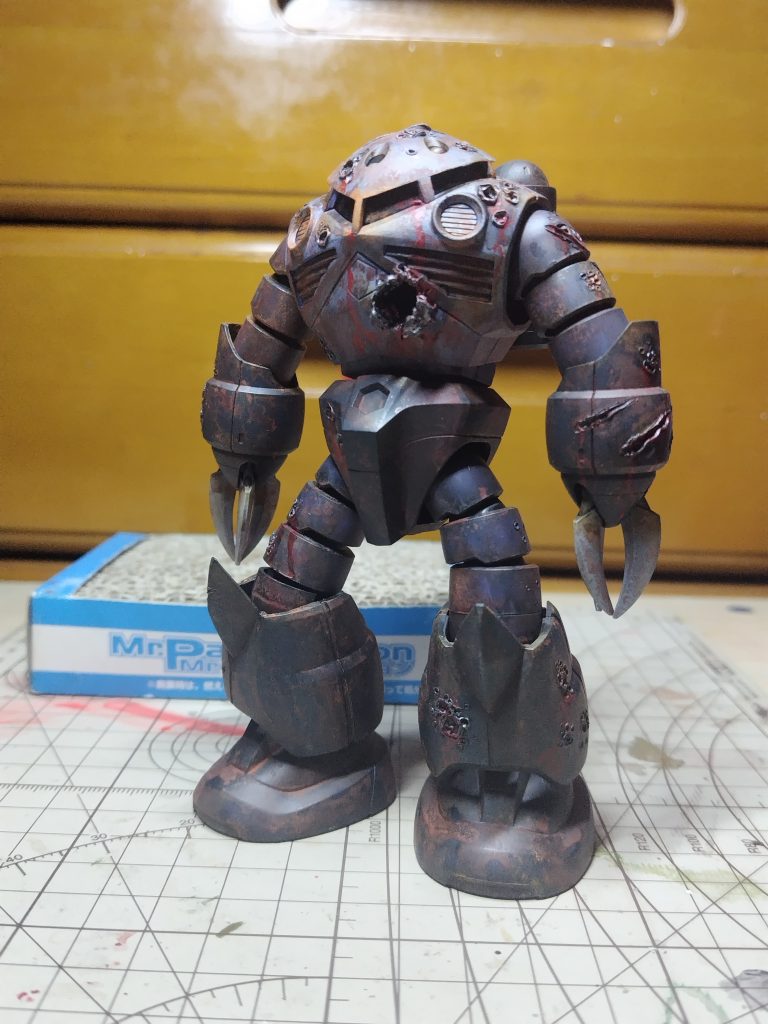 傷跡とサビの追加攻撃。エフェクトパーツは脱着可能。