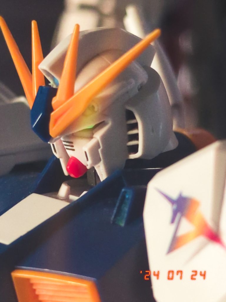 夕陽に照らされて…