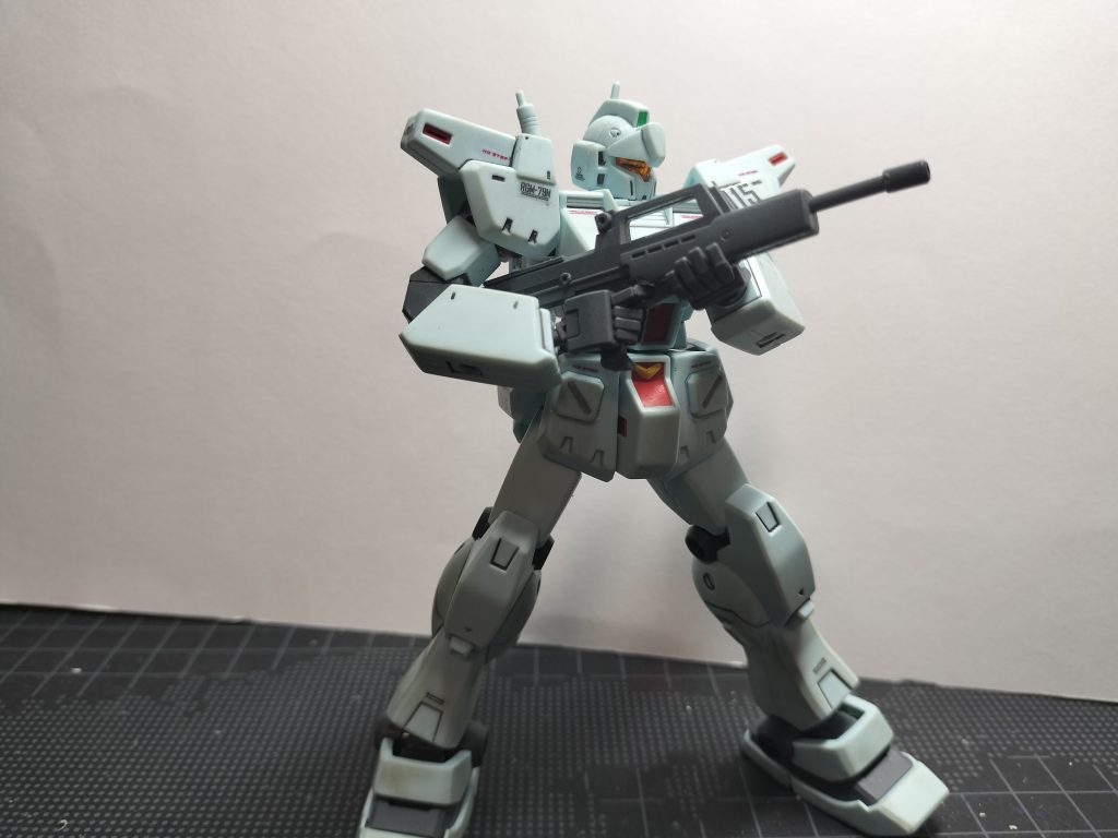 ジム・ライフル構えさせてみる 