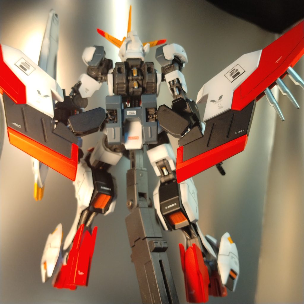 作っていて思ったのですが！なんか戦いにくそうな機体だなあと思ってしまいました！（笑）バルバドスがそれだけ特化していたということなんでしょうね！私はバルバトス好きなので！（笑）押し押しです！（笑）