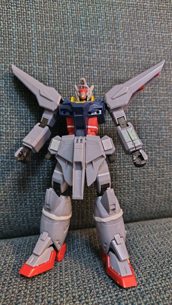 足と腿の延長。