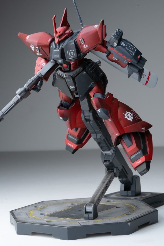 遊び心で付けた左腕の三連ランチャーが意外と親和性を発揮してくれて「おっ！」ってなりましたw