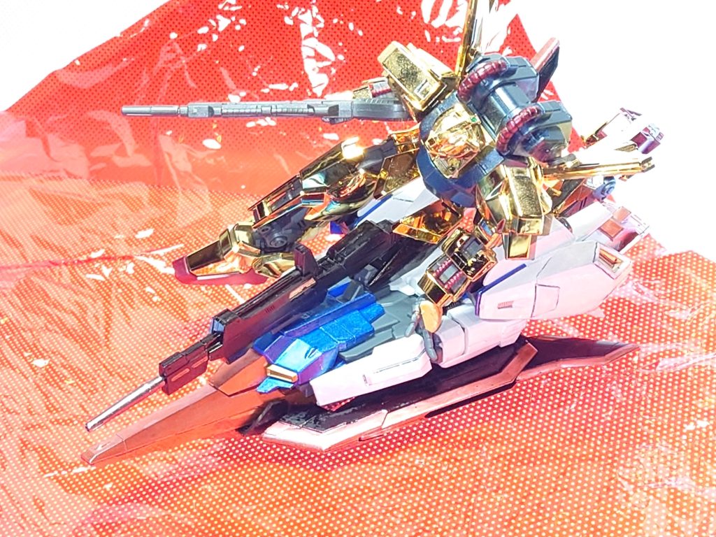 そして大気圏突入シーン再現…ってどうやっても足がはみ出るんですけど！？