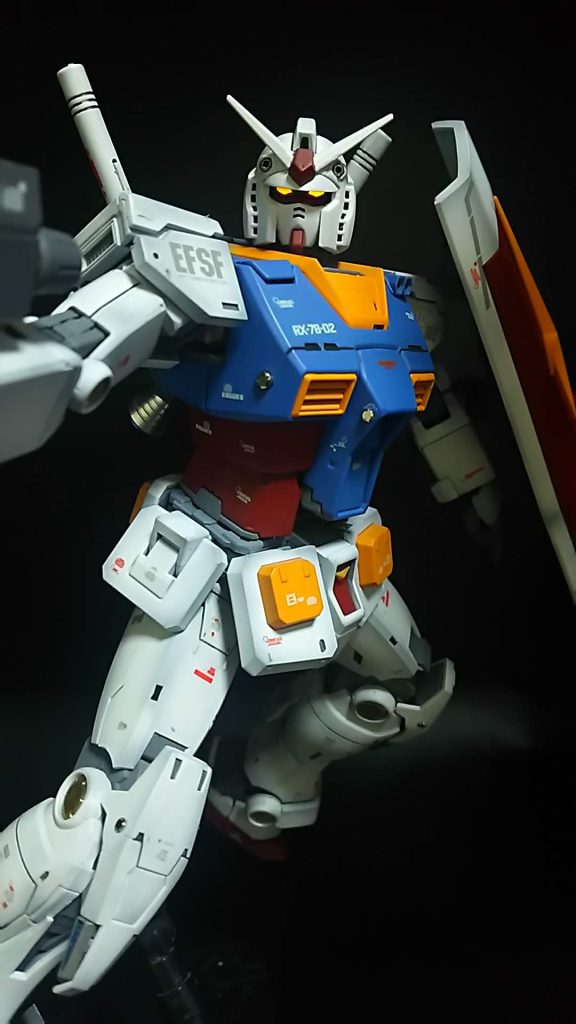 この１作目のオリジンガンダムで！これ以降ガンダム作るならオリジンガンダム！と、なりました！（笑）