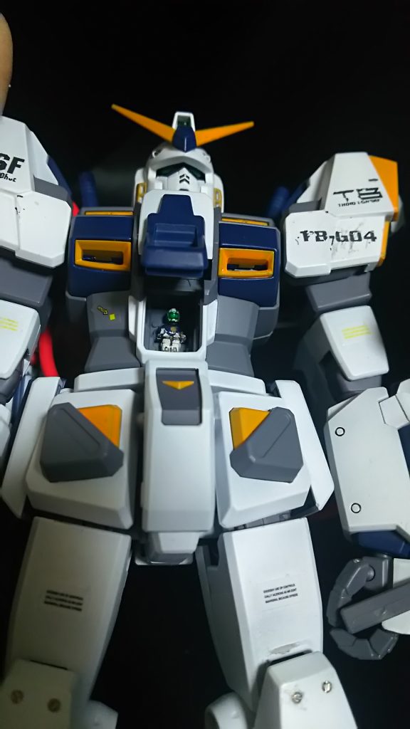 左肩のデカールですが!完成しても!少しの間、失敗に気付いてませんでした!しかも直してないです!(笑)