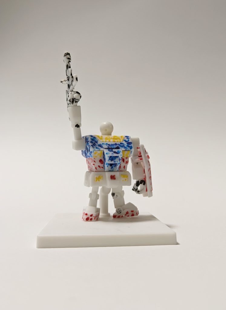 ラストシューティングくびは塗り忘れてますね...