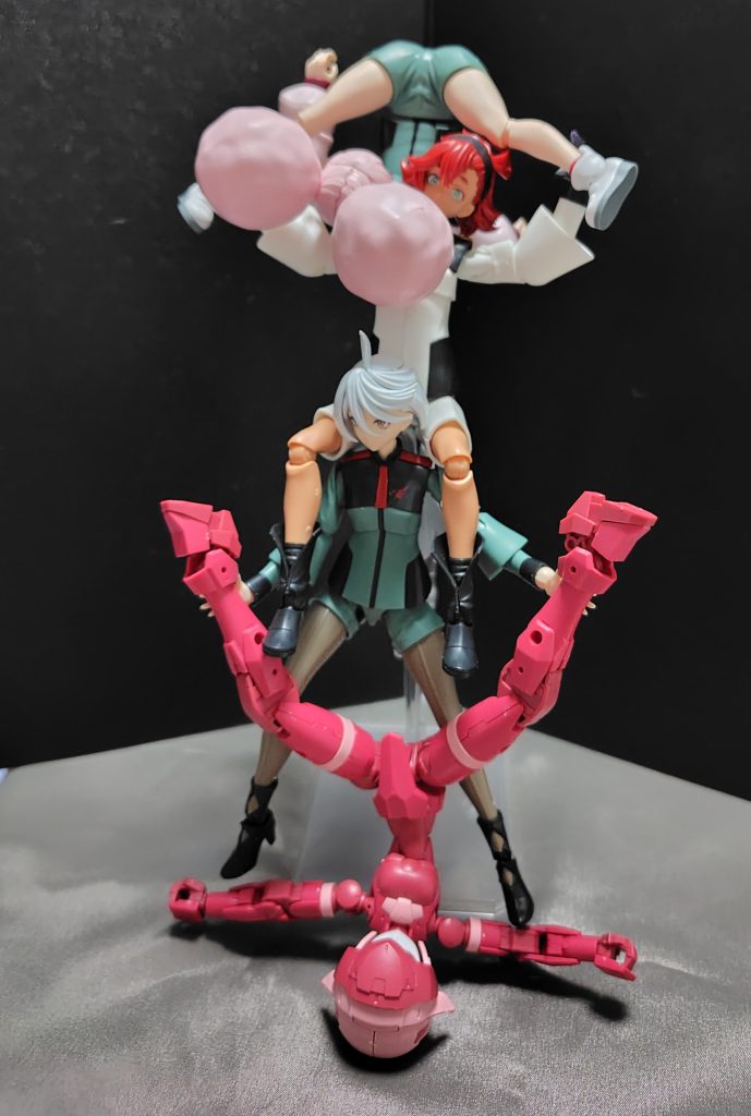 マッスルドッキング（キン肉マン&テリーマン等）前回にこのツープラトンを挑戦していたのですが、今回はチュチュパイセンのパーツを用いる事でキン肉バスターの再現度を高める事が出来たので、ついでにマッスルドッキングもリベンジしてみましたｙ。