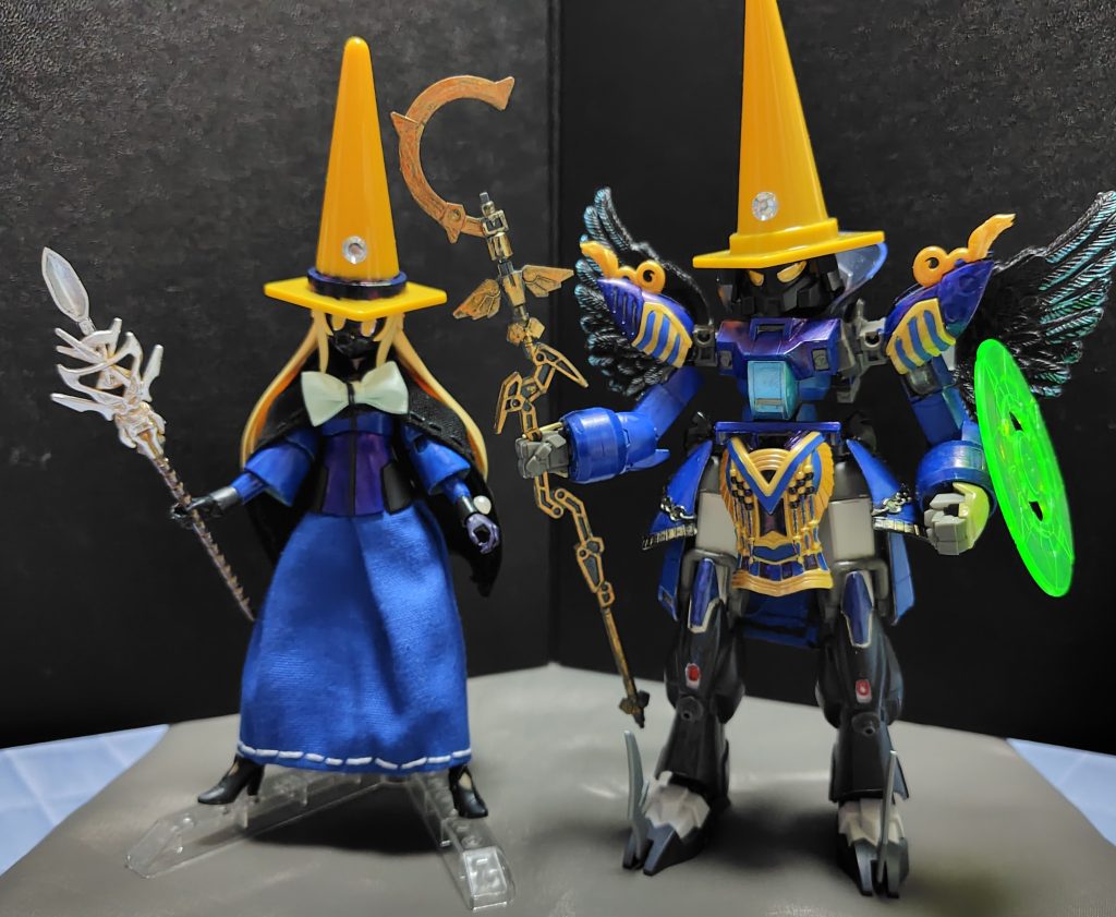 以前作ってた黒魔道士(黒のワルツ)と一緒にまるで、兄妹みたいに見えるが……?