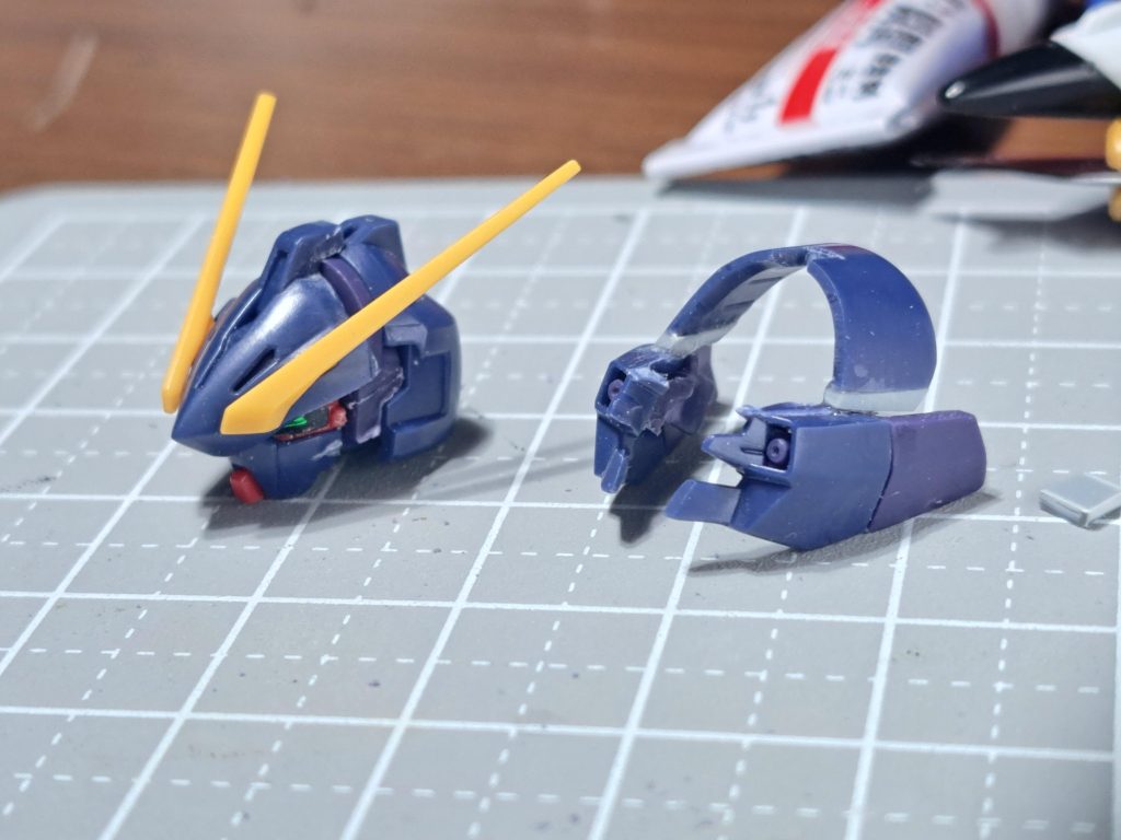 完成品では撮ってないですが、ウーンドウォートのバルカンポッドの再現をしています