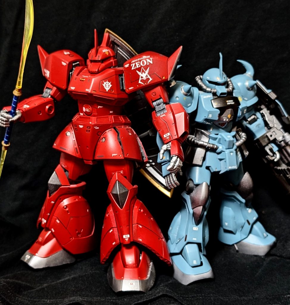 赤鬼と青鬼の2ショットゲルググってデカイ！