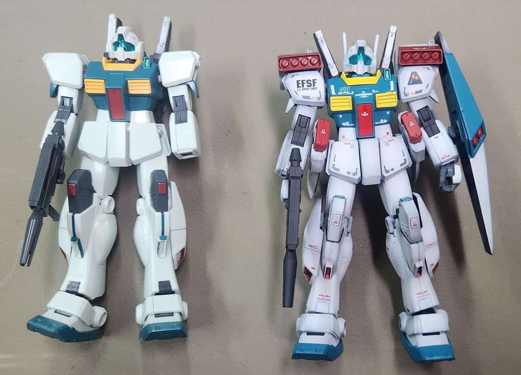 比較として全塗装とデカールワークのみの仕上げですだいぶグラデーション塗装には慣れてきましたが、まだまだ低クオリティなのでもっと錬成します！