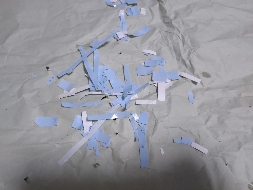 水転写デカール貼り‥大変だった。