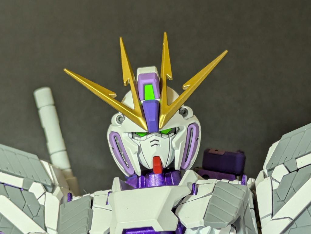 とにかくνガンダム顔でイケメンなんすよね〜、次はガンダム系以外の機体を作ろうかなと考えてます!最後までありがとうございました🙇