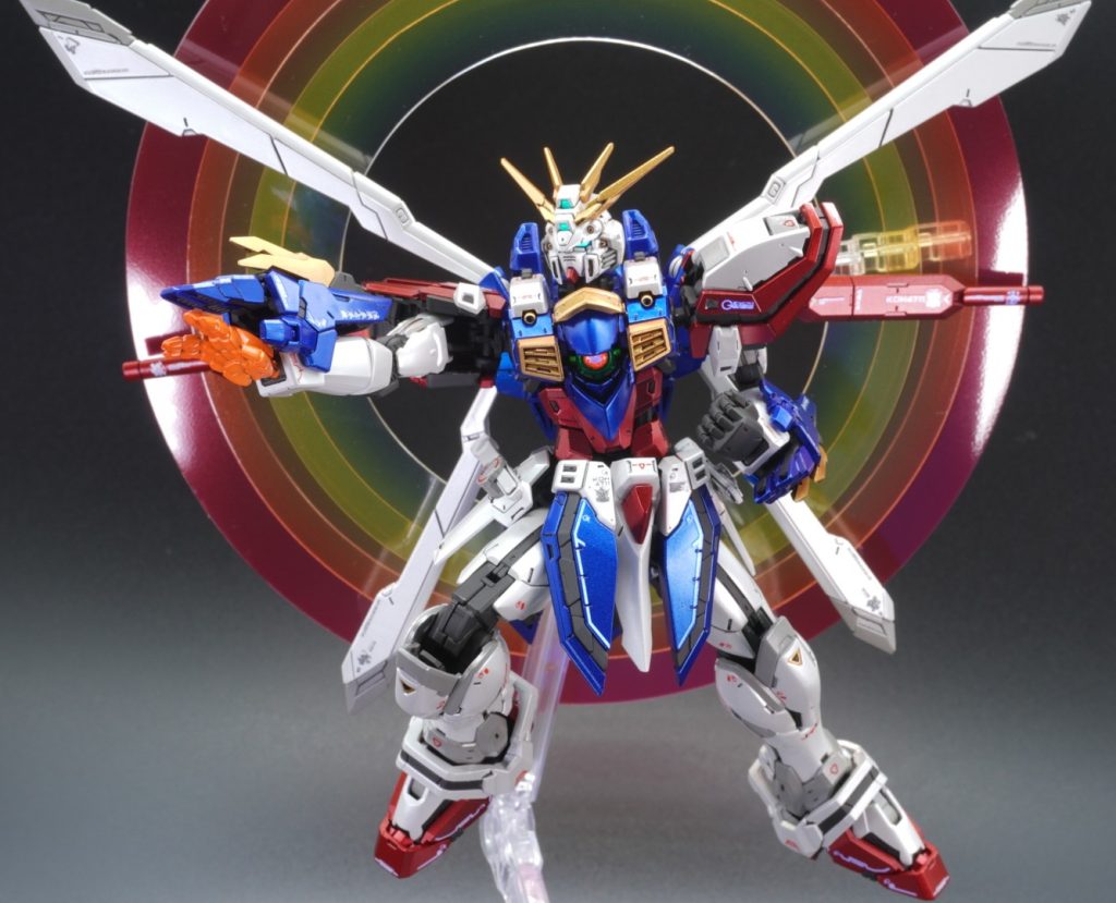 ゴッドフィンガーポーズです。