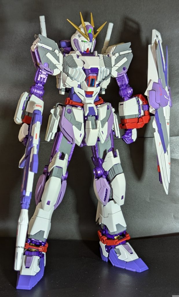 にしても、カトキ版ガンプラ、パーツ数がすごいので作りごたえ満点(・o・)