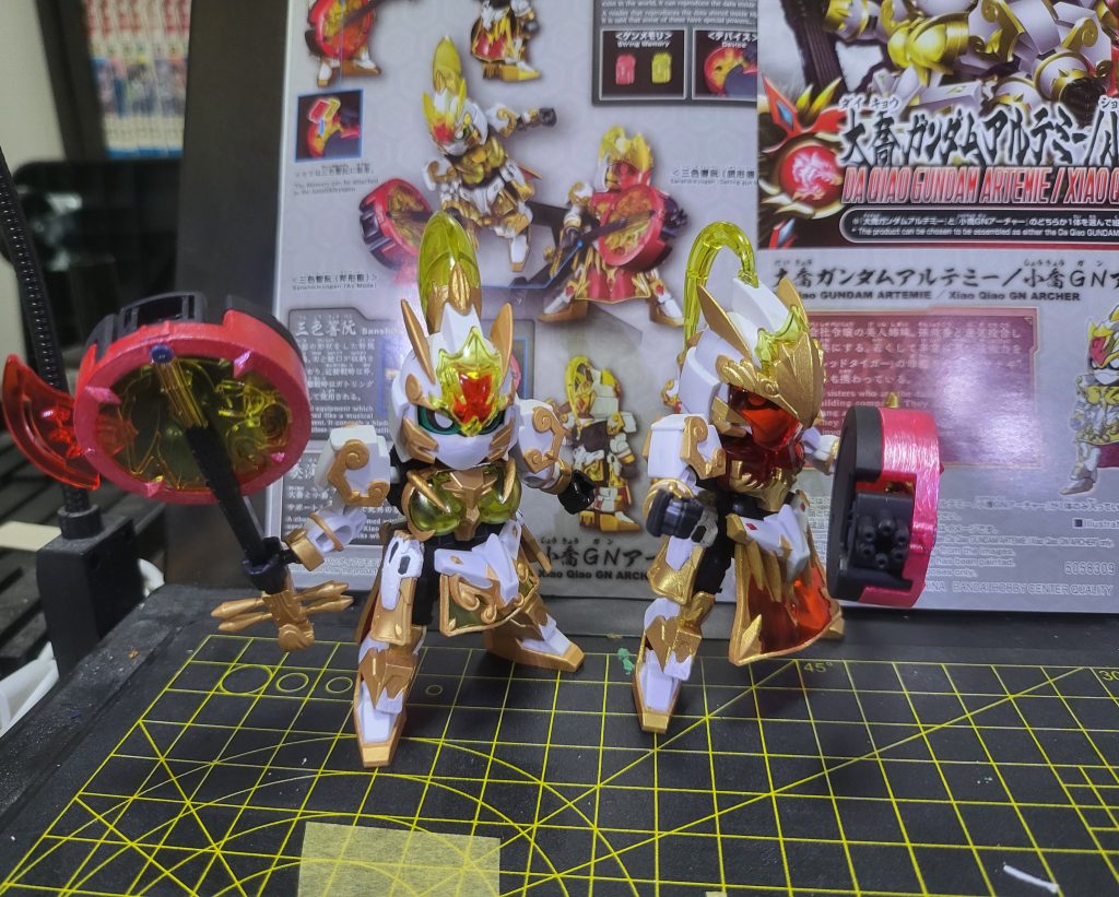 2体分購入するか、1体で我慢するか迷いましたがここは2体だろうと、２体購入(gundam-kao3)