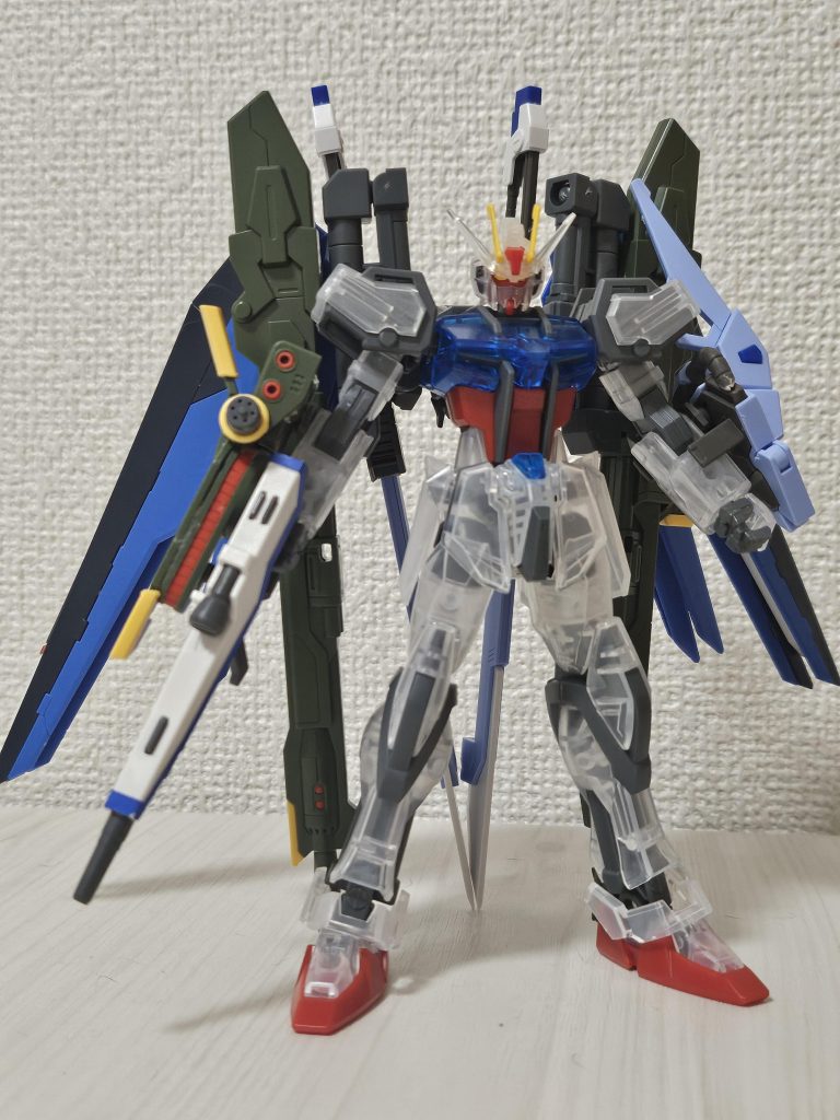 自立はソードが付いてないと出来ません。バックパック重い問題笑