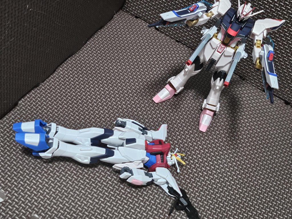 組み換えた残骸。マキオンの敗北画面的な笑
