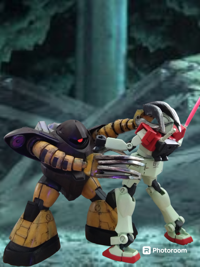 またまたEG改ジムにはやられ役になってもらいました。