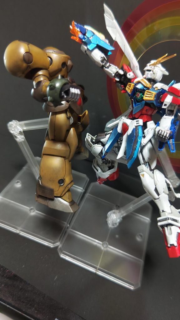 デスアーミーに爆熱ゴッドフィンガー