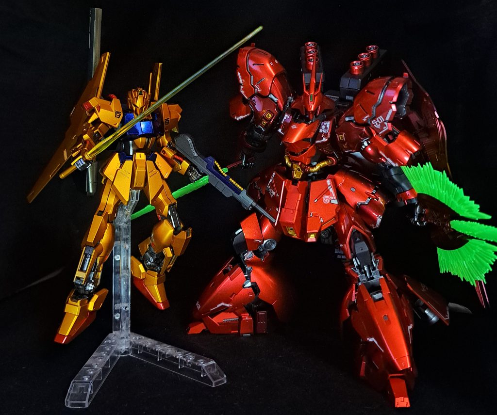 サザビーとのツーショットたまりません！同じスケールで作って本当によかった…