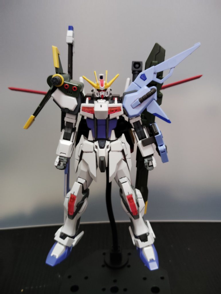 これがパーヘェクトビルドストライクエクシードギャラクシーガンダムですとてもカッコよくできました