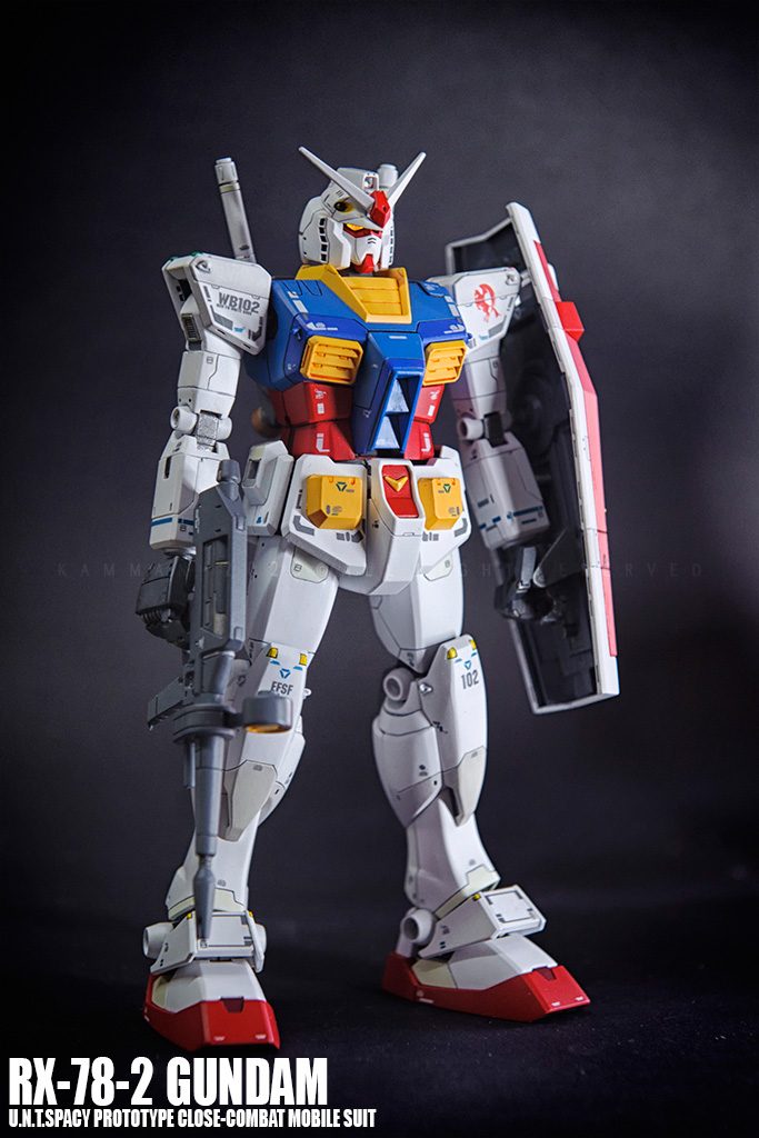 1995 MG RX-78-2 ver 1.0 , 2023 制作完成!  全筆塗 + 金屬片–2枚目/制作者：Kamman
