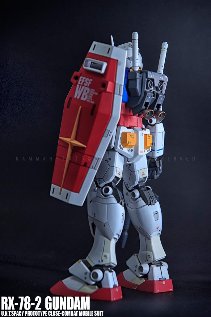 1995 MG RX-78-2 ver 1.0 , 2023 制作完成!  全筆塗 + 金屬片–3枚目/制作者：Kamman