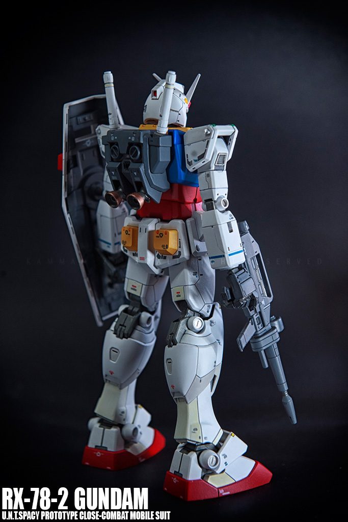 1995 MG RX-78-2 ver 1.0 , 2023 制作完成!  全筆塗 + 金屬片–4枚目/制作者：Kamman