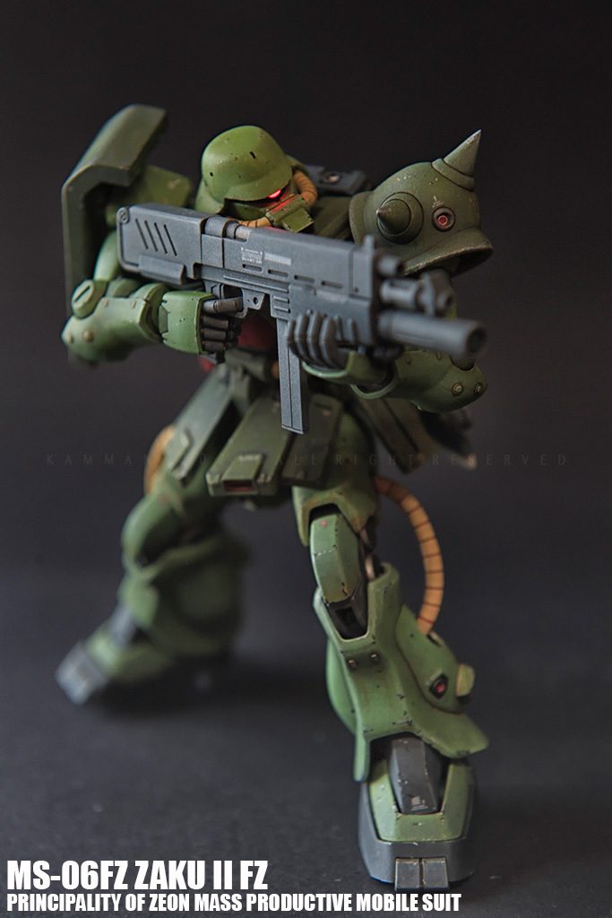 HGUC MS-06 FZ  Zaku II FZ–2枚目/制作者：Kamman