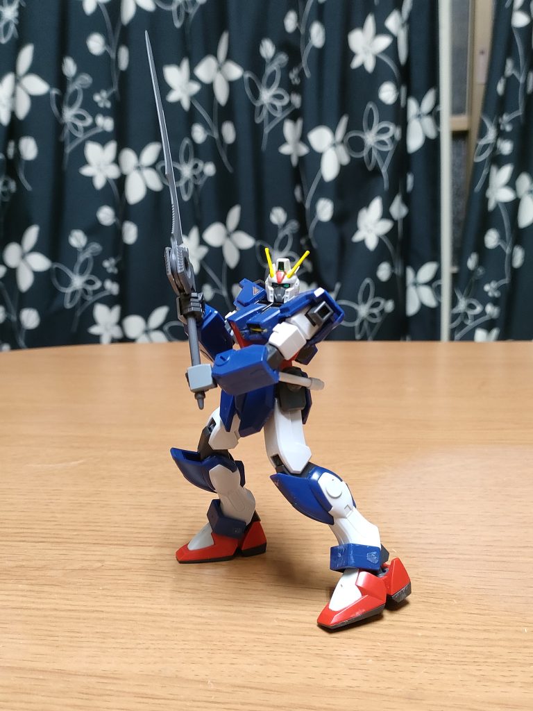 グランドスラム両手持ちで殺陣。