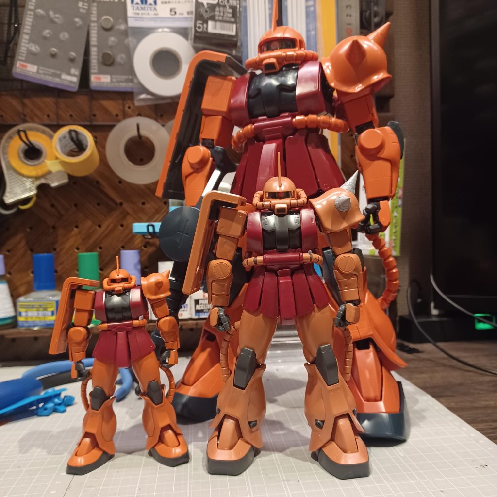 PGも五月くらいに組み立て(gundam-kao8)その時内箱にバージョン1と印刷されてたのに気づいたんだが…