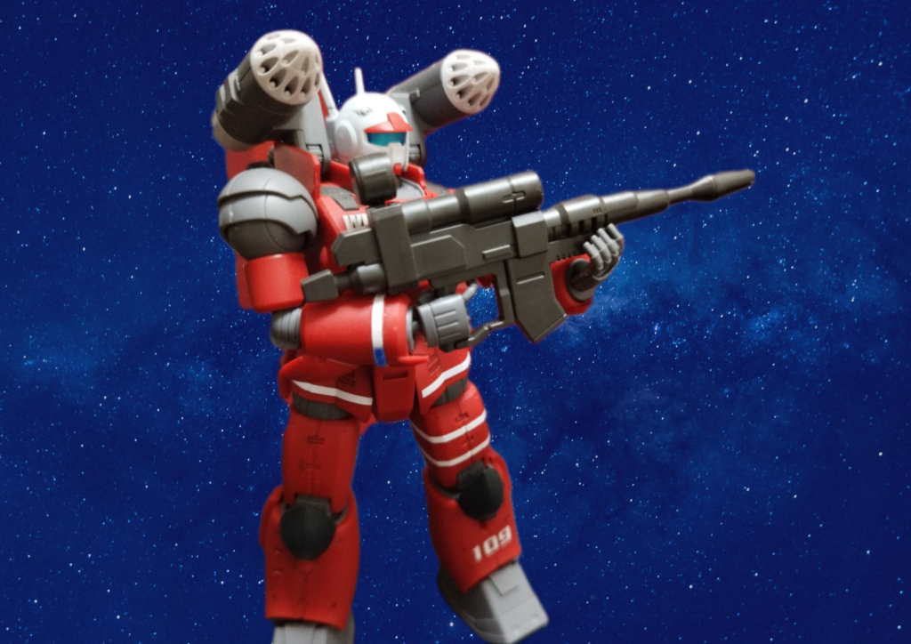 リックドムを迎え撃つ