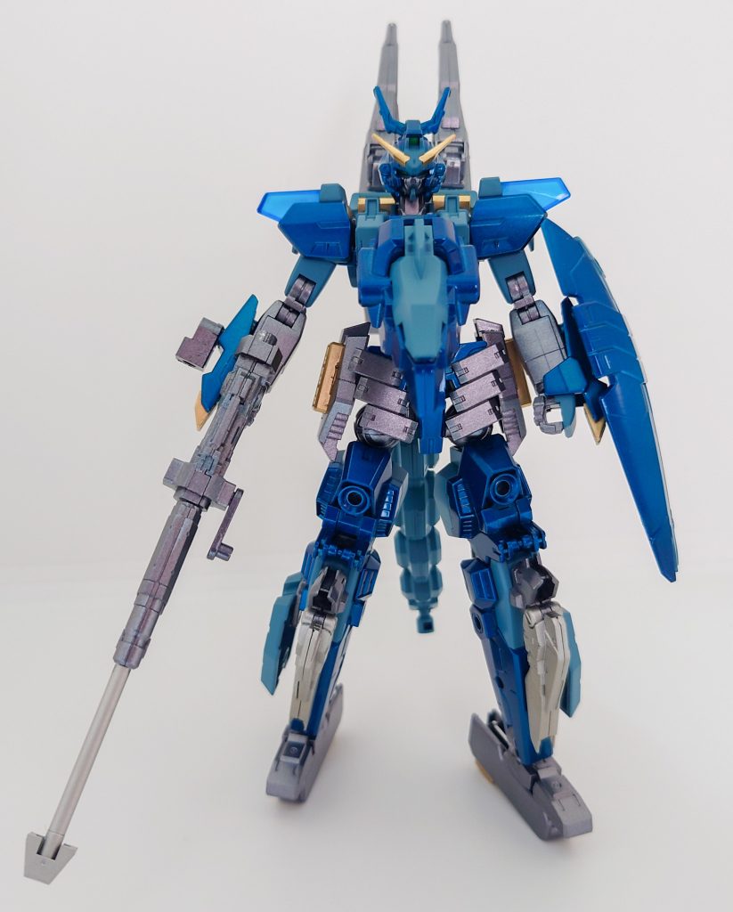 武装状態。色々と武装をした状態。