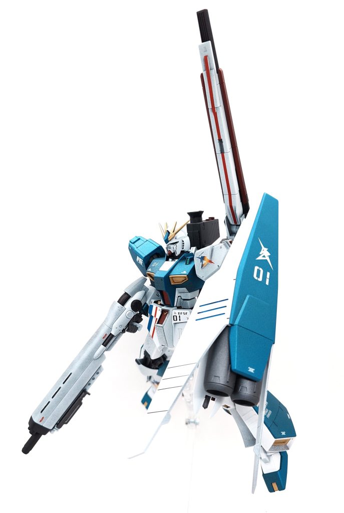 ロングレンジフィンファンネルとハイ・メガ・シールドとハイパー・メガ・ライフルといった長物、大物のてんこ盛りです。